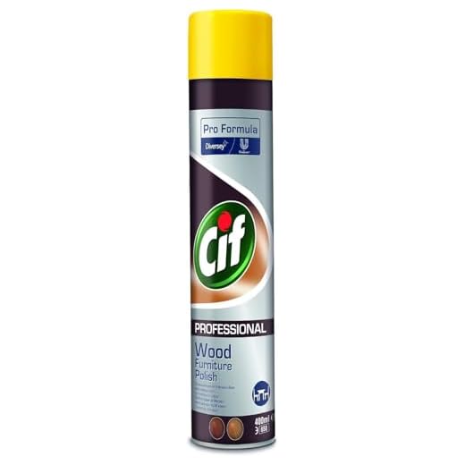 Cif Professional Möbelpolitur Spray - Effektive Holzpflege für strahlende Möbel, leicht anwendbar und langanhaltender Glanz, 400ml