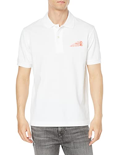 [インディアン] ヘヴィウェイト ポロシャツ ヘッドマーク&ナバホ刺繍 IC-2722 ホワイト