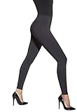 tops for leggings uk schwarze Shapeleggings mit 