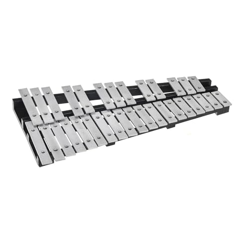 30-Note Professional Glockenspiel Xylophone Kit with 4 Mallets & Carry Bag - Portable Percussion Instrument for Students & Adults