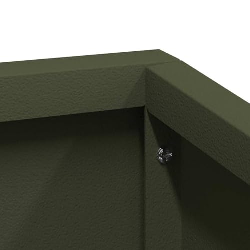 Jardin et Terrasse sublimés par le cache-pot design en métal vert - 7