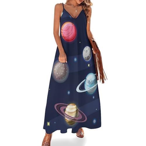 Robe longue femme été sans manches pour valise de voyage et excursions touristiques confortables