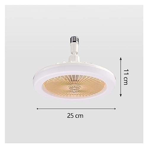 Ventilateur de plafond E27 anti-bruit avec diffuseur de parfum jaune apaisant - 4