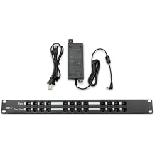 PoE Texas 12 Port PoE Injector with 48v120w Power Supply - 10/100 Data - Rack Mount - Add Passive Mode B 802.3af PoE to a Non PoE Switch for VoIP, WiFi AP, IP Camera, Security & Surveillance Systems