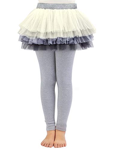 Amazon.com: Auranso Girls Footless Leggings Pants with Lace Ruffle