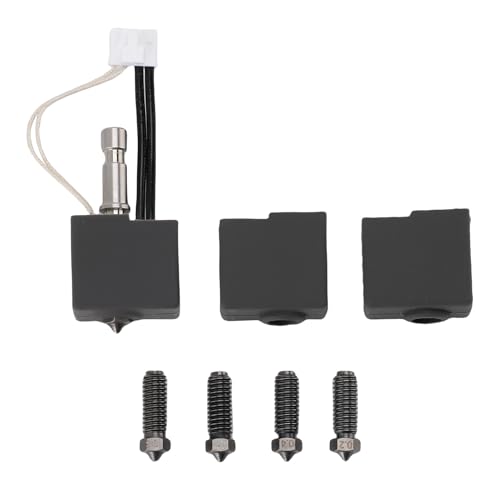 Hotend Kit for 3D Printer Nozzle Hardened Steel High Speed Printing with Silicone Sleeves for S1 Extruder Accessories by Eujgoov - Used condition - CA$11.60