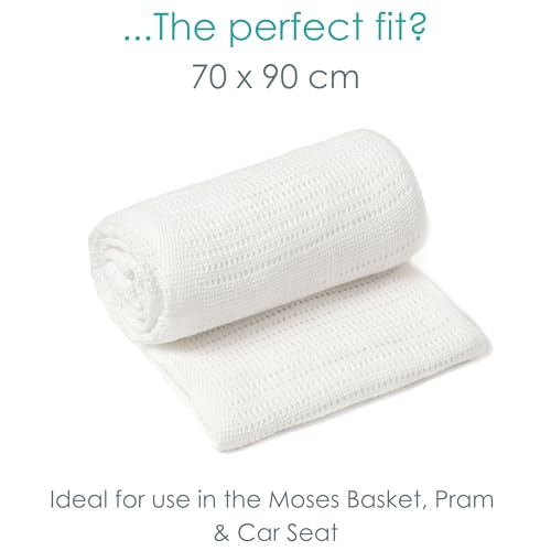 Clair de Lune Cellular Blanket, White, Twin - Image 4