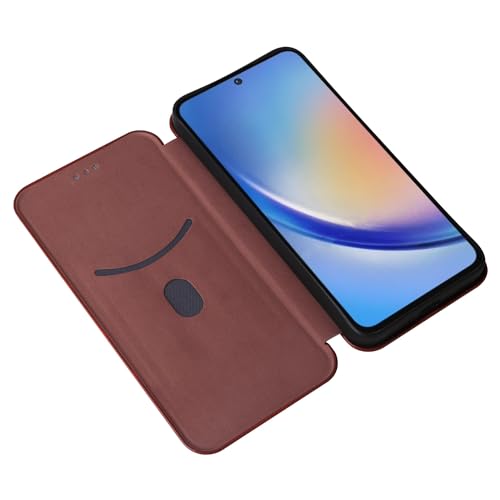 Housse Galaxy A35 5G marron idéale pour sécuriser votre mobile au travail