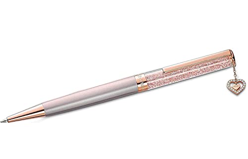 Swarovski Crystalline stylo à bille motif cœur blanc élégant pour une écriture fluide au quotidien