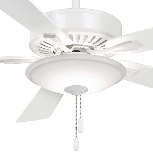 Image of Ceiling Fan Pull Chain 12 inch Wooden Pull Chain Extension Fan Chain Extender Ceiling Fan Pulls Ornament with Ball Fan Chain Connector for Ceiling Fan Light, 1PCS (White Wood)