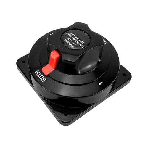 Zndhgdfe 6-32V 300A �o�b�e���[DC�X�C�b�` 4�i�K�I��/�I�t ��R�� �h���ی�X�C�b�` �L�����s���O�J�[�E���b�g�p