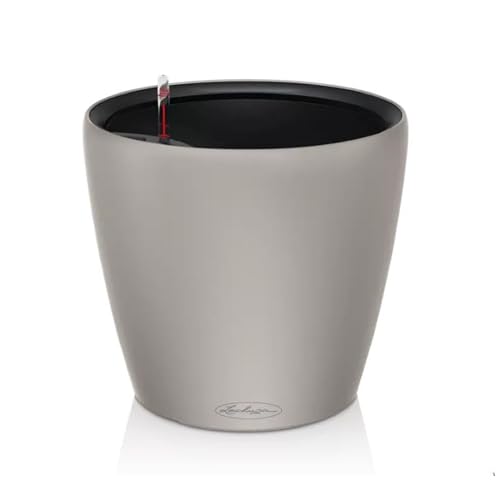 LECHUZA-Pflanzgefäß Classico Color LS sandbraun mit Bewässerungssystem |Ø 43 × 39 cm|14292