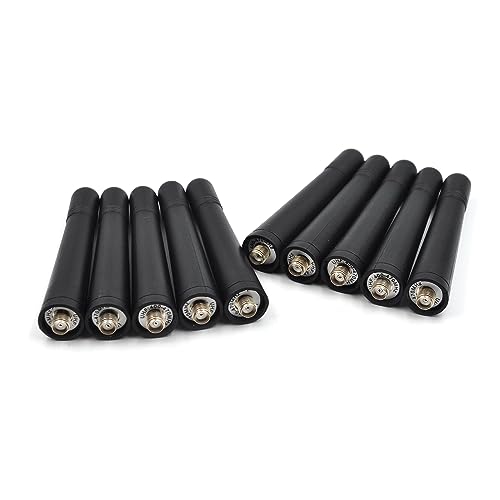 (10-Pack) KRA-23 UHF 400-470MHz Stubby Antenna for Kenwood TK360 TK370 TK372 TK380 TK390 TK-3173 TK-3302 TK-3310 TK-3312 TK-3207G TK-3140 TK-3160 Two-Way Radio