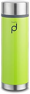 Grunwerg Pioneer Drinkpod Stainless Steel Vacuum Flask in Green 350 millilitre