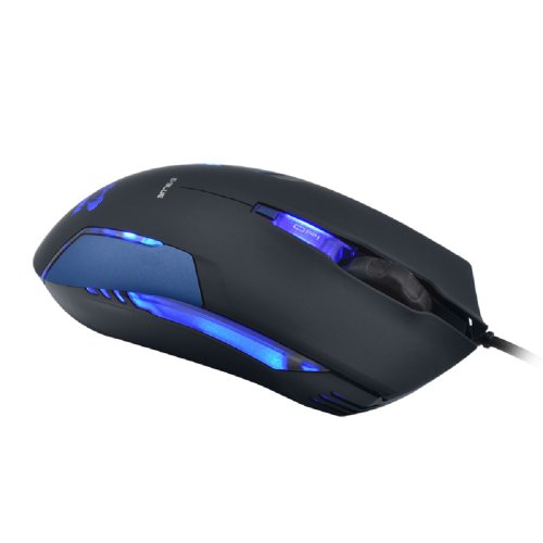 Image of E-Blue Cobra II 1600 DPI Ergonomic Gaming LED Mouse with Bigger Scroll Wheel (EMS151BL)