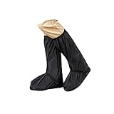 Milisten wasserdichte rutschfeste und Wiederverwendbare Überschuhe für Motorrad und Fahrrad Verstärktes Material Leichte Atmungsaktive Schutzüberzieher S für Outdoor und Alltag