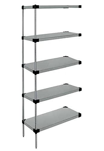 Quantum AD54-2436SG-5 Solid Shelving Add-On Kit, 36