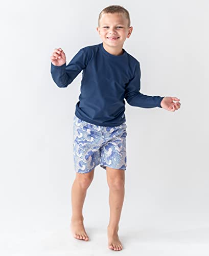 RUGGEDBUTTS Boys UPF50+ Sun Protection Fruits & Florals Swim Trunks2