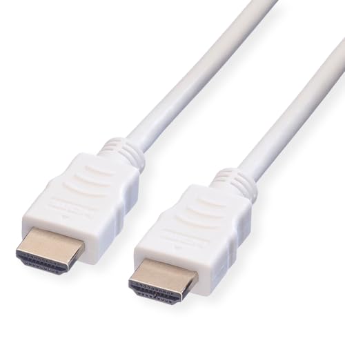 Cable HDMI de alta velocidad con Ethernet Value color blanco y longitud de 7,5 metros