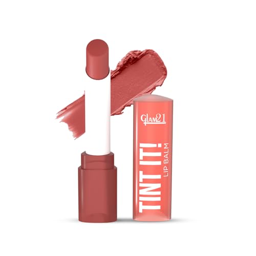 Glam21 Tint it! Lip Balm | Everyday Hydration & Moisturized Lips with Vitamin-E, Shea Butter, Avocado Oil, SPF15 |Lip Care For Dry & Chapped Lips |Rose Apple -3.5gm