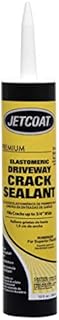Jetcoat Premium Elastomeric Asphalt Crack Filler and Sealant,  Perfect for Blacktop Repair (10 oz)