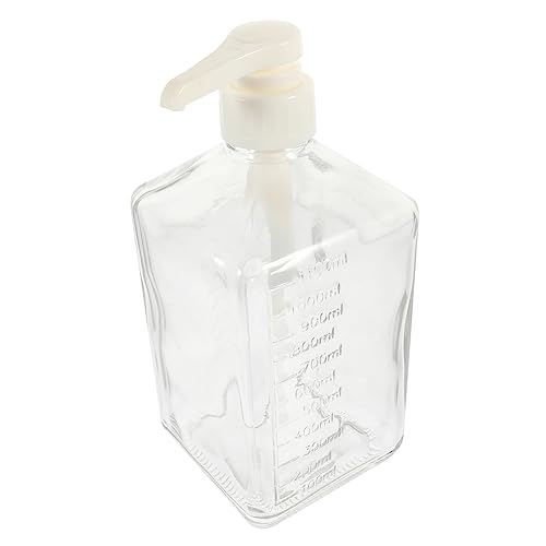 SOLUSTRE Syrup Organizer Dispenser Bottle for Simple Syrup Empty Liquid Container