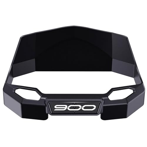 ZESIDIMO Para Kawasaki Z900 Z 900 2020-2022 2023 2024 Accesorio para motocicleta Visera Cubierta Herramienta Protector de pantalla Protección solar (Negro)