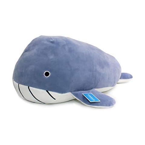 Vintoys Blue Whale Shark Soft Toy Plush Hugging Pillow Animal Fish Plush Toy 21" Cover