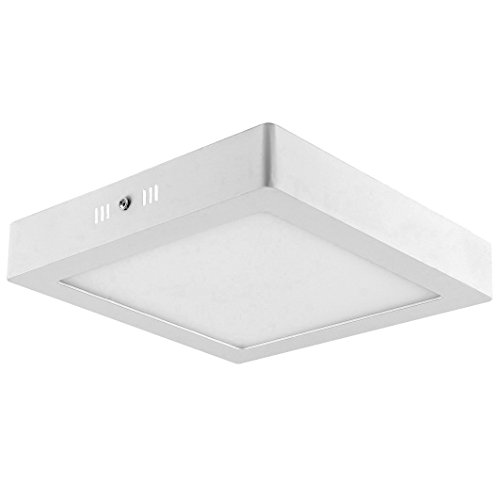 Luminária Painel Plafon Led Quadrado Sobrepor 18w 6000k Branco Frio