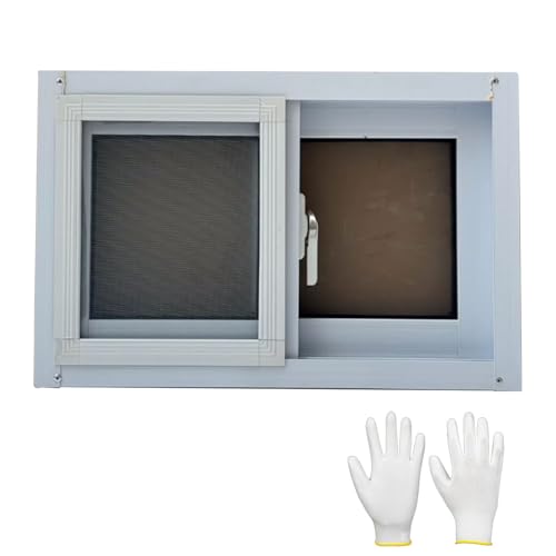 Ventana de repuesto deslizante para cobertizo, solución de ventilación en aluminio de 36x12 2