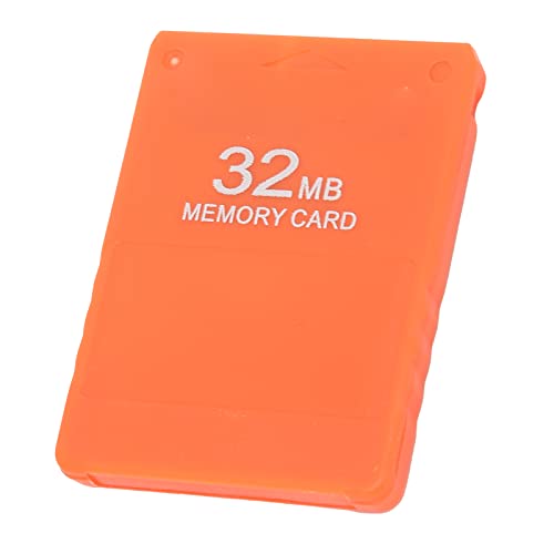 Vbestlife Cartão de memória de 32 MB para Playstation 2, cartão de memória portátil de alta velocida
