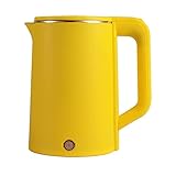 SAHROO Kettles,Electric Kettles Quick Boil Kettle,2.3 Liter Stainless Steel Kettle,Auto Shut-Off Boil-Dry Protection,Bpa-Free,Boiler for Hot Water,Tea Coffee Maker/Yellow