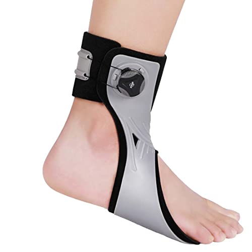 ZR98US Orthosis,Ankle Orthosis Support Splint, for Stroke Patients Hemiplegia Foot Drop Achilles Tendon Injury,leftfoot-L,RightfootL