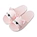 Rojeam Lindas Zapatillas de Gato para Mujeres, Hombres, niños, Verano, Zapatillas de baño, Sandalias, toboganes de Playa, Zapatillas de baño
