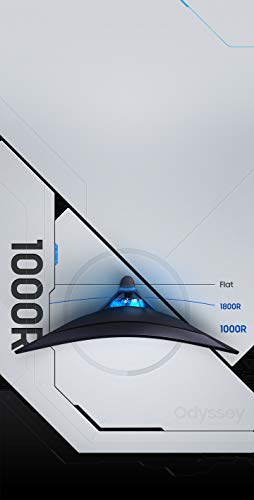 Samsung Monitor 27 Pollici G7 Gaming Monitor (LC27G75TQSUXEN) - Monitor Gaming Curvo, 240 Hz, 1000R, 1 ms, G-Sync, Nero