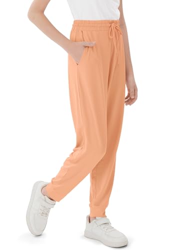 Calças de moletom Dry-Fit Jogger para meninas Lounge Soft Athletic Performance Calças de moletom par