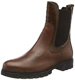 Warmfutter Salamander Damen EMPORIE Chelsea-Stiefel, Cognac, 37 EU