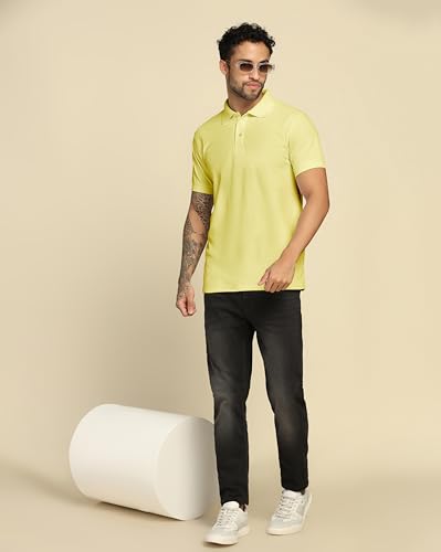 Image of VastraVibes Men's Polo Regular Fit T-Shirt