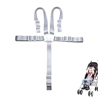 Hauck Hochstuhl Gurt,5 Punkt Gurt Hochstuhl Sicherheitsgurt,Ersatz-Sicherheitsgurte für Baby Kinderwagen,Verstellbare Wandelbare Gurt Tripp Trapp Stuhl,Kinderschutzgurt,Universal Anschnallgurt Zubehör