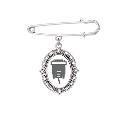 Broche avec câble de charge Noir M connecteur de rechange pour alimentation bureau