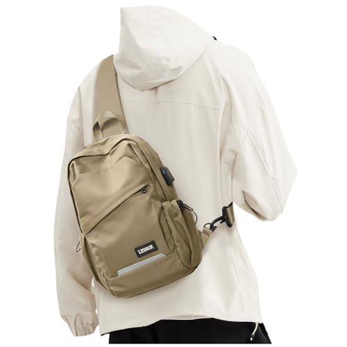 SEAFEW Mochilas táticas Sling, Caqui, Small, Mochilas Sling