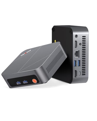 Ninkear Mini PC avec Core i7-1185G7 jusqu'à 4,8 GHz, (Garantie 3 Ans), 16 Go de RAM, 512 Go de SSD, Performances IA, Triple écran 4K W11 Pro, WiFi6E et BT5.2, Mini pc pour Le Bureau et la Maison