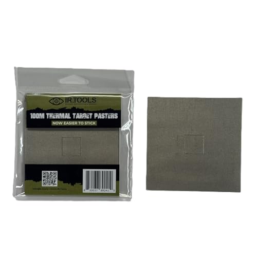 IR.Tools Thermal Paster Targets for Thermal Scope Zeroing, 100m Range, 10 Pack - Thumbnail 3