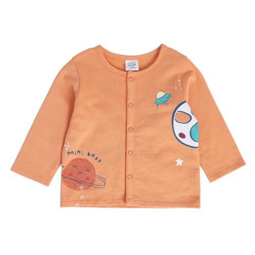 Image of miniklub Baby Long Sleeve Knitted Cotton Front Open Vest, Pack of 3 (Multi Color)