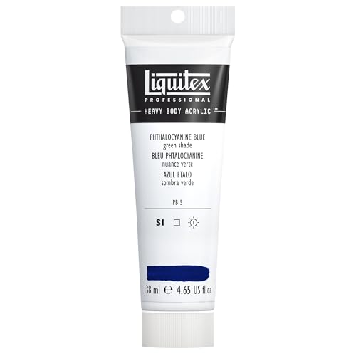 Image of Liquitex Professional Heavy Body Acrylic Paint 4.65-oz tube, Phthalocyanine Blue (Green Shade)