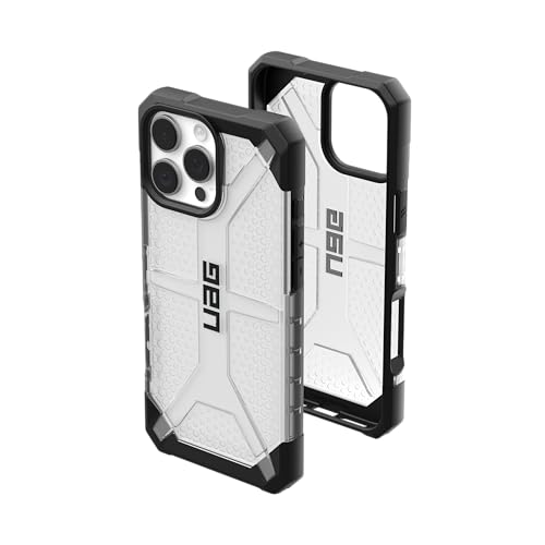 Image of Urban Armor Gear UAG Plasma Rugged Lightweight Slim Shockproof Protective Case /Cover Compatible with iPhone 16 Pro Max (6.9-Inch) (2024), Wireless Charging Compatible - Ice