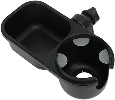 RiToEasysports Universal Stroller Snack Holder, 2 in 1 Cup Holder with 360 Degree Rotation, for Shopping Carts Travel
