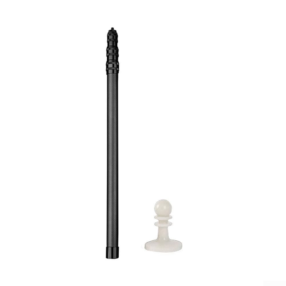 Carbon Fiber Telescopic Tarp Pole, Adjustable Camping Shelter Support Rod With Storage Bag For Outdoor Hiking (1.7meter)