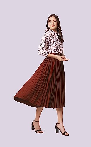 Image of ZWERLON Girl's A-line Midi Dress