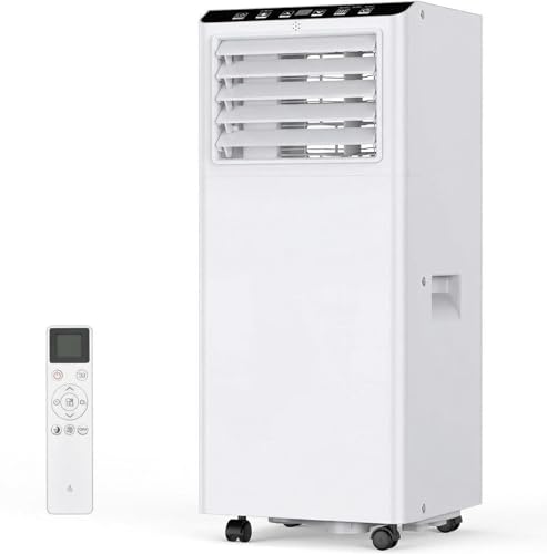Climatizzatore Portatile 9000Btu, 3-in-1 Condizionatore Portatile Senza Tubo-Ventilatore, Raffreddamento, Deumidificazione,